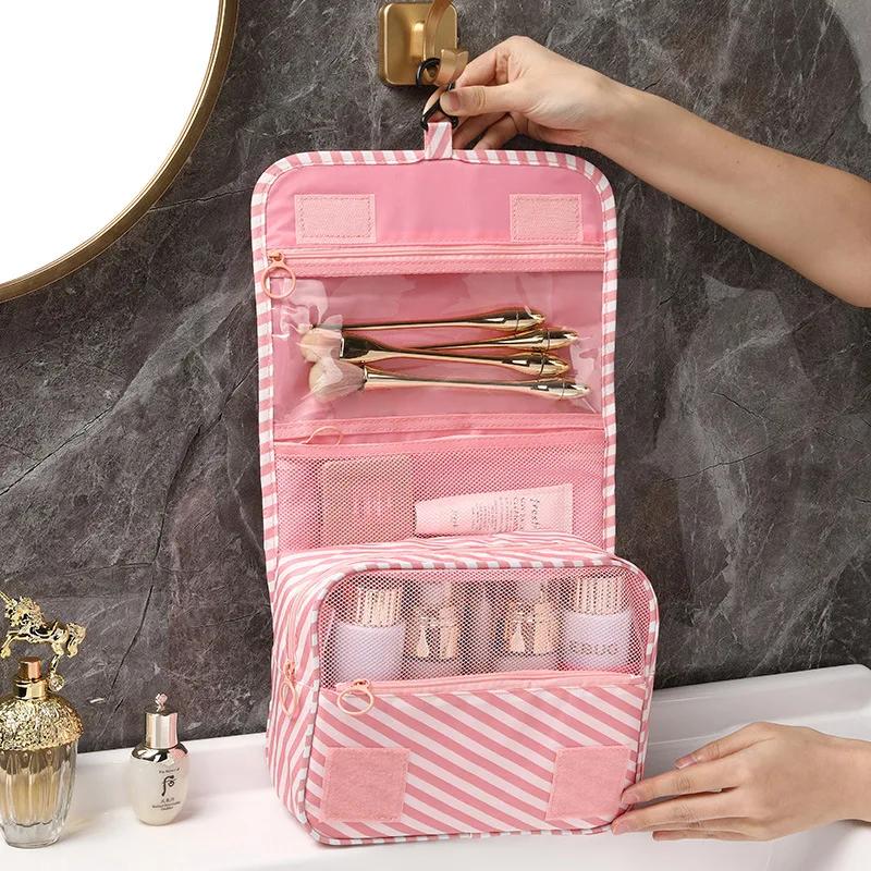 Multifunctional Travel Hook Makeup Bag Cosmetics Storage Bag Waterproof Toiletries Beauty Organizer Ladies Bathroom Storage Bag