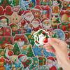 50 Sheets PVC Christmas Cartoon Creative Stickers for DIY Phone Case & Notebook Decoration