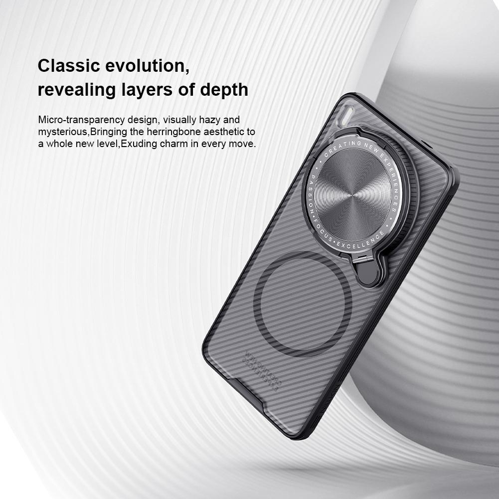 Pro Vivo X200 Ultra Pouzdro na telefon Nillkin CamShield Prop Magnetická Průhledná Verze Tvrdý PC+TPU Skořepina Nárazuvzdorný Zadní Kryt