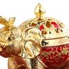 Elephant Statue Figurine Incense Burner Holder for Relaxation Bedroom Decor