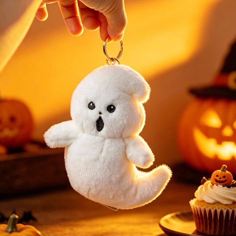 1530Cm Kawaii Halloween Ghost Bat Plush Doll Cute Plush Ghost Pendant Toy Funny Gift For Halloween Party Decor