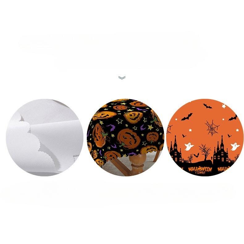 Halloween Bat Spider Web Pumpkin Party Home Waterproof Tablecloth, Holiday Decoration Home Dining Table Tablecloth