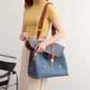 2024 Summer New Briefcase Denim Backpack Handheld Single Shoulder Crossbody Bag Multi-use Bag Laptop Bag Women's Bag