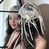 Breathable Embroidered Bride Wedding Headwear Retro Wedding Headband