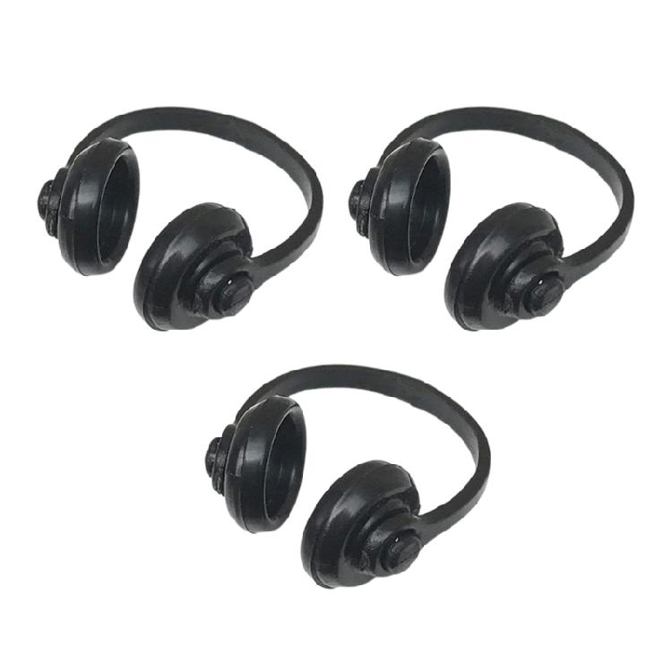 

Miniature Headphone Accessories For Model Scenes Headset Plastic Design Compact Dollhouses Furniture чорний