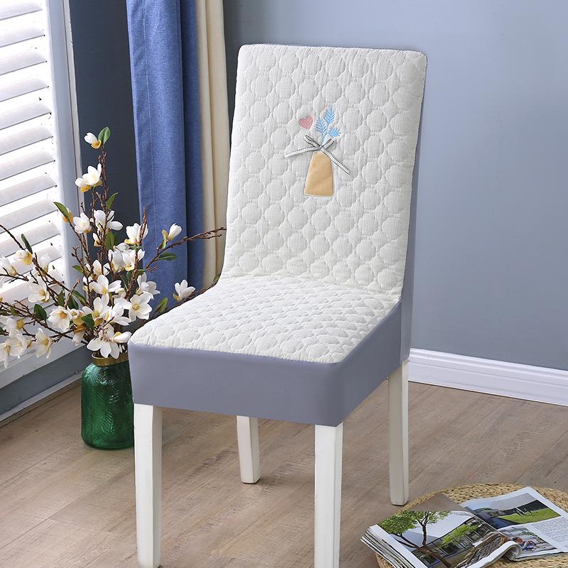 Dining Chair Cushion Cover Full-inclusive Backrest Cushion Integrated Cushion Four Seasons Universal Chinese Restaurant Dining Table Cushion Cover