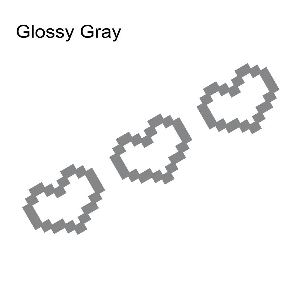 Small Pixel Hearts Vinyl Decal Car Window Cute Sticker Love Heart Truck Body Camper Motorcycle Helmet Graphics Decor Accessories