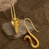 Snake Series~Original Retro Cobra Earrings, Niche Egyptian Style, Personalized, Light Luxury, High-end Earrings
