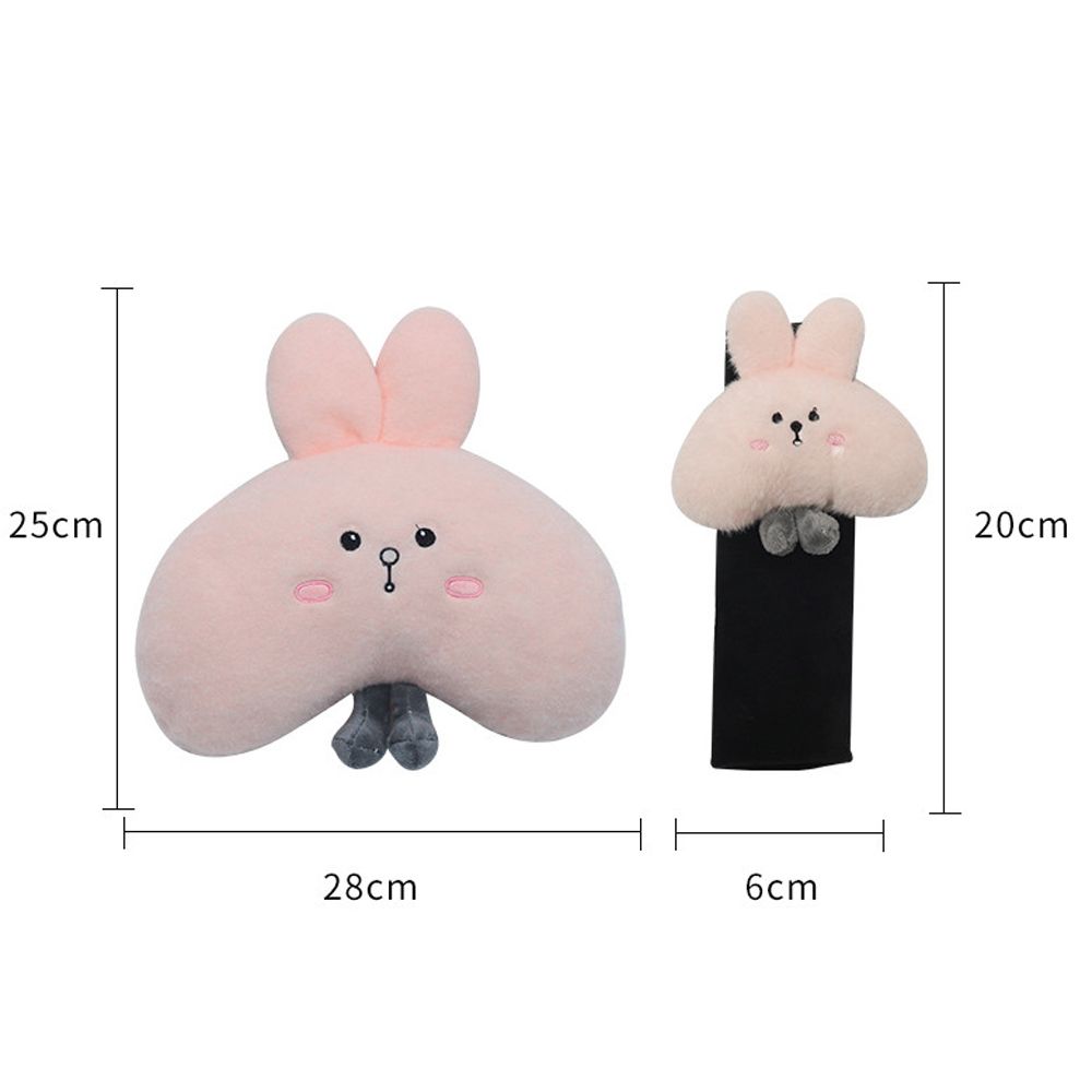 Plush Toys Lumbar Support Car Seat Supports Cat Headrest Pillow Car Neck Pillow Car Neck Support