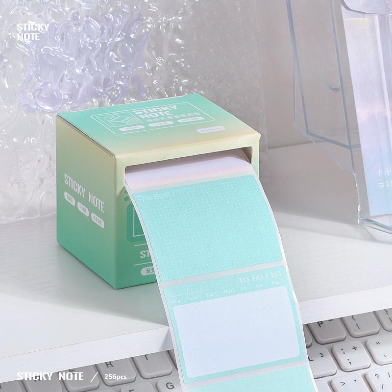 Вытяните липкие наклейки для заметок. Учащиеся средних и старших классов используют специальные липкие наклейки для заметок об ошибках. Gradient зелёный