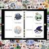 50 Halloween Groovy Skull Cartoon Stickers: DIY Phone Case & Notebook Decorations