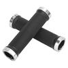 1 Pair Light Weight Handlebar Sleeve Rubber+Aluminum Alloy Handlebar Grips  Cycling Accessory
