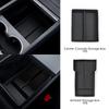 For Tesla Model Y Juniper 2026 Storage Box Model 3 2025 Highland Center Console Armrest Storage Tray Cover Tidying Accessories