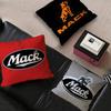 T-Truck Car M-MACKs Logo Pillow Covers Cartoon Sofa Decorative Home Double-sided Printing Short Plush Cute Cushion Cover