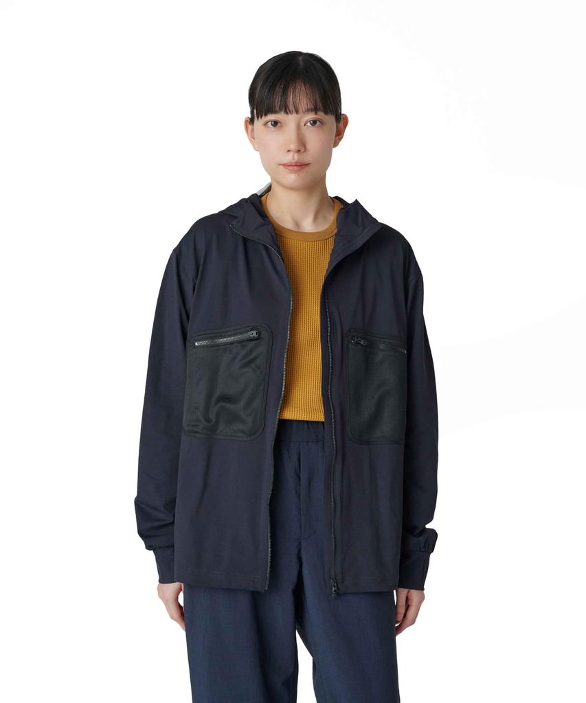 Snow Peak Water Active Zip Up Hoodie Outerwear Jacket Hoodie BLACK S JK-25SU013 Zip-up Men's Women's