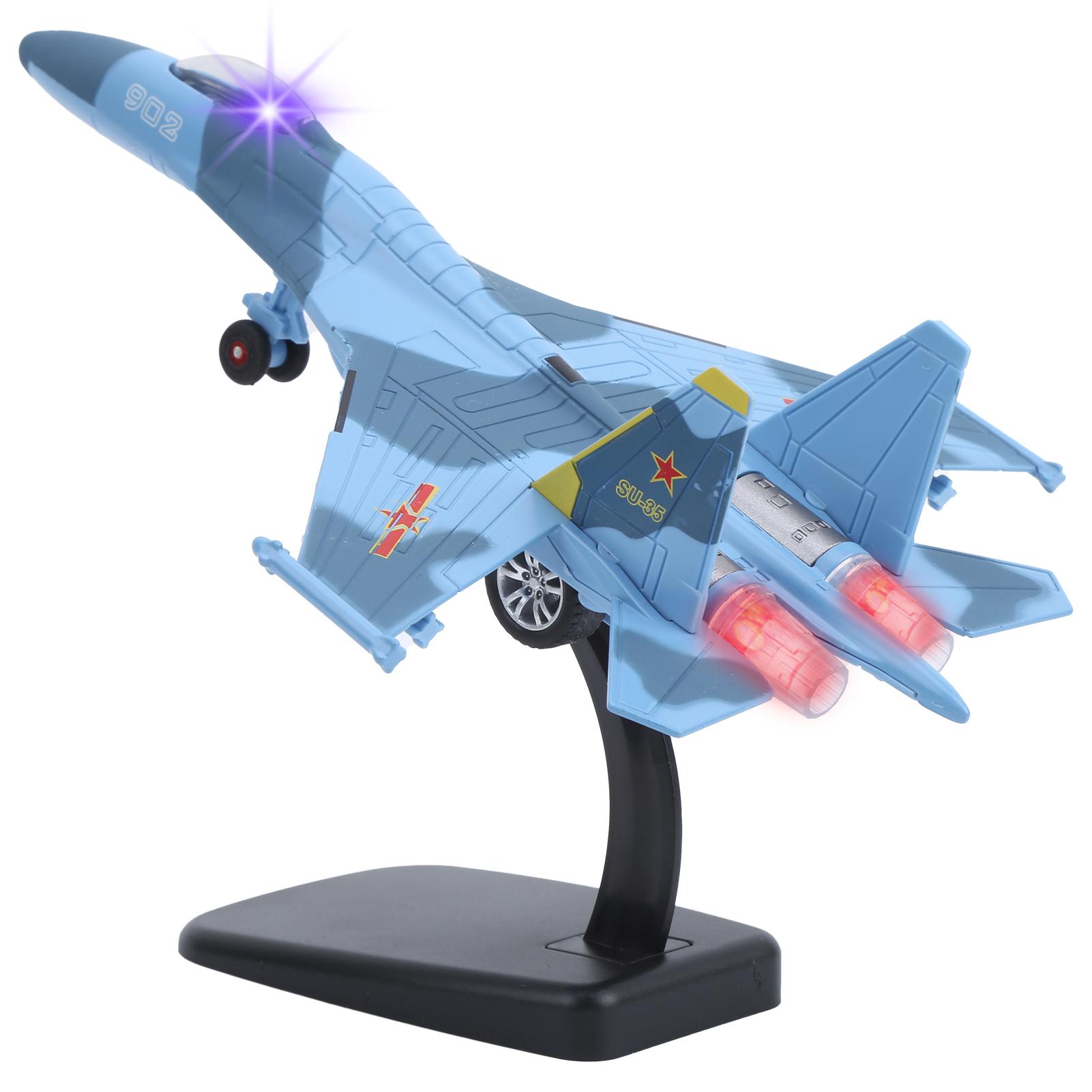 

1/100 имитация SU35 истребителя, модель самолета, настольное украшение, коллекционные предметы с подставкой, модель самолета для бара, гостиной, офиса 1/100:20.2*14.8*14.5cm небесно-голубой