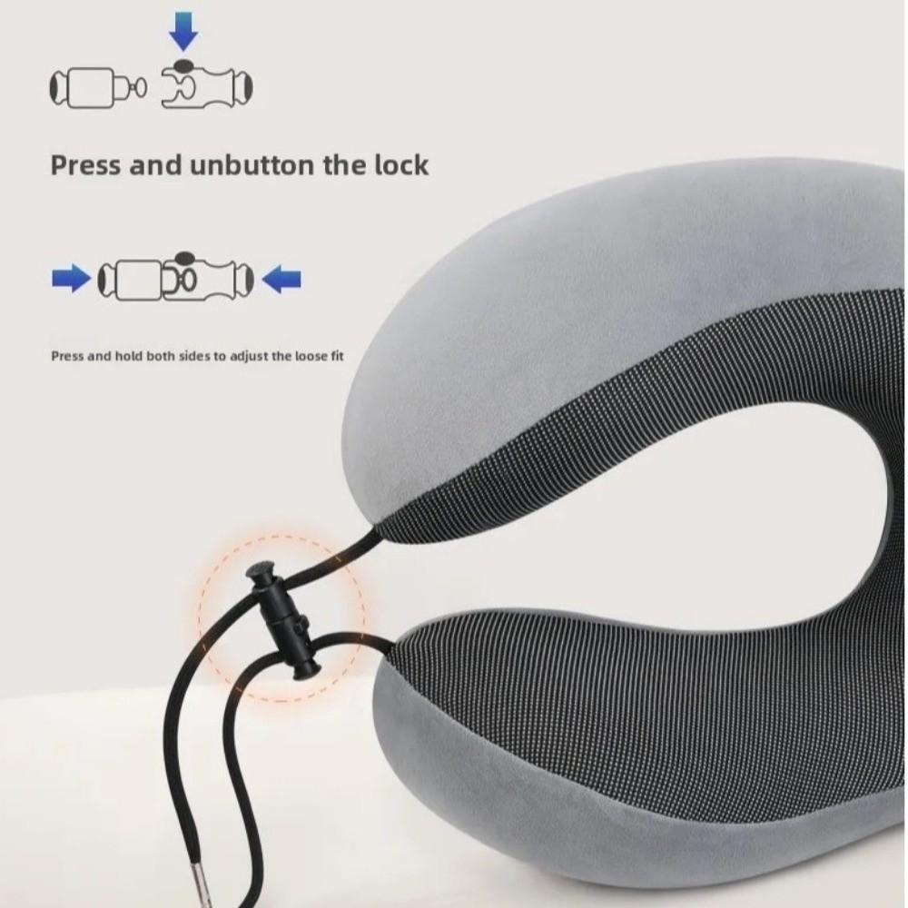 Soft U Shaped Neck Pillow Lightweight Travel Neck Guard Pillow  Healthcare Bedding