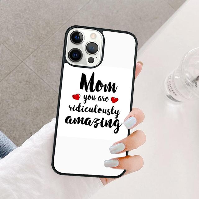 mom mother's day Phone Case Cover For iPhone 17 Air 15 16 14 13 12 Pro Max 11 Pro Max Plus Coque Shell