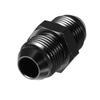 uxcell Car Fuel Pipe Connector Universal Male To Male Flare Coupling Hose Fitting Adapter Black 1pcs AN8