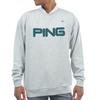Ping Apparel Men's Crew Neck Sweatshirt (Brand Logo, All-Way Stretch) / Golf / 621-3262805 022_Light Top Gray, Size L