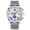 Men'S Watch Fully Automatic Quartz Watch Luminous Calendar