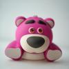 1Pc Strawberry Bear Bluetooth Speaker Retro Audio Small High-quality Desktop Pendant Speaker Gift Girl Girlfriend