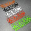 Camping Outdoor Enthusiast Car Sticker Wild Survival Quadruple Decal for Vehicle Auto Window Tail Body
