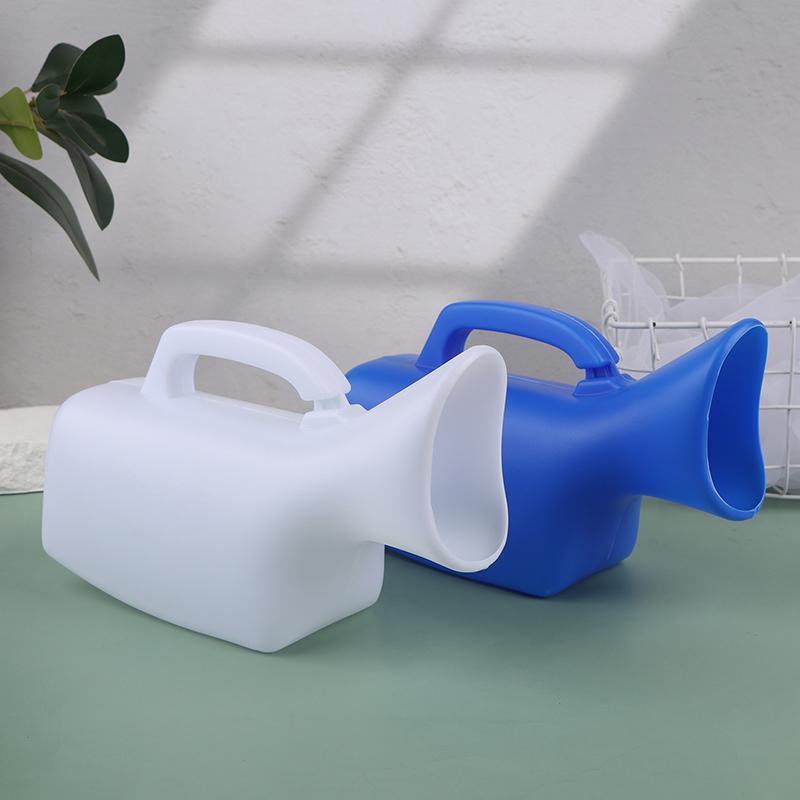 1Pc Portable Urinals Bottle For Women/Men 1000/1200Ml Plastic Bedpan Bottle With/Without Lid Pee Container Urinary Pee Bottle