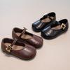 2026 Spring Korean-Style Princess Shoes: Fashionable, Versatile, Soft-Soled Leather Shoes for Girls