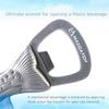 Fish Shape Beer Bottle Opener Stainless Steel Texture Beer Caps Opener Camping Tool for Various Type of Cold Beverages