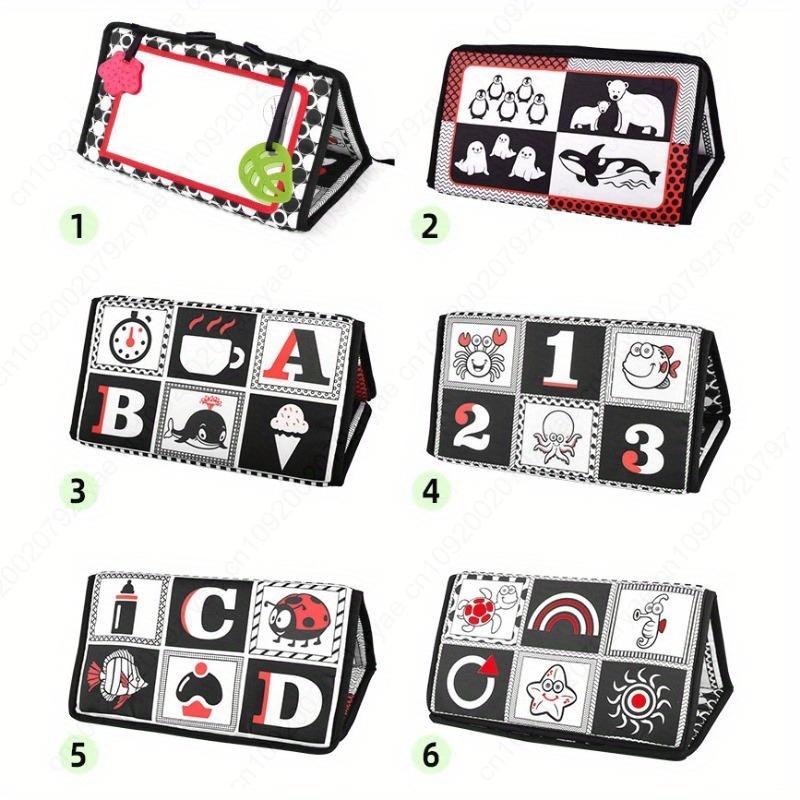 Non-Toxic Interactive Foldable Mirror Toy For Youngsters Promotes Brain Development & Sensory Skills - Perfect Gift For Holidays