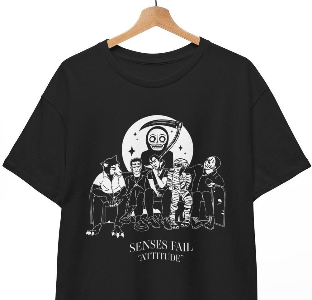 VTG Senses Fail - Attitude S-4XL Short Sleeve Men and Women T-T-Shirt M