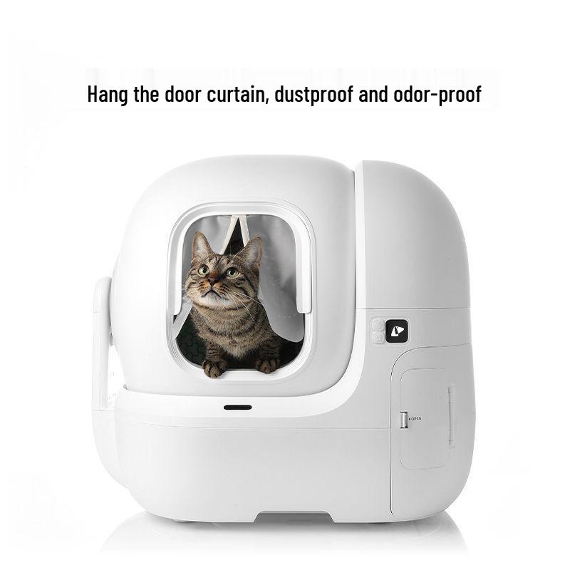 Xiaopei Cat Toilet MAX Magnetic Dustproof Curtain 2nd Gen - Reduces Litter Tracking