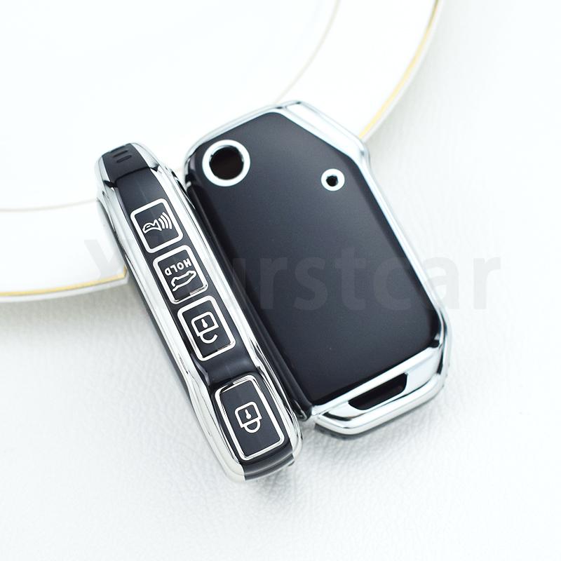 TPU Car Key Cover Case Shell Fob Holder for Kia Proceed Cerato Sportage Ceed Soul Xceed Niro EV Seltos Telluride Sorento K3 K5