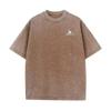 New Men's Retro Casual T-Shirt - Street Style Cotton Short-Sleeved Acid-Washed Shirt - Daily Commuting Couple T-Shirt