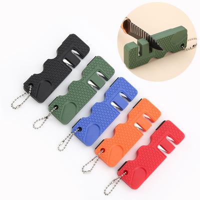 Mini Ceramic Multipurpose Keychain Whetstone Carbide Knife Pocket Portable Knife Sharpener Diamond Tools Scissor Sharpen Fish