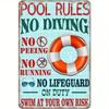 Retro Metal Sign Tin Poster Wall Art Decoration