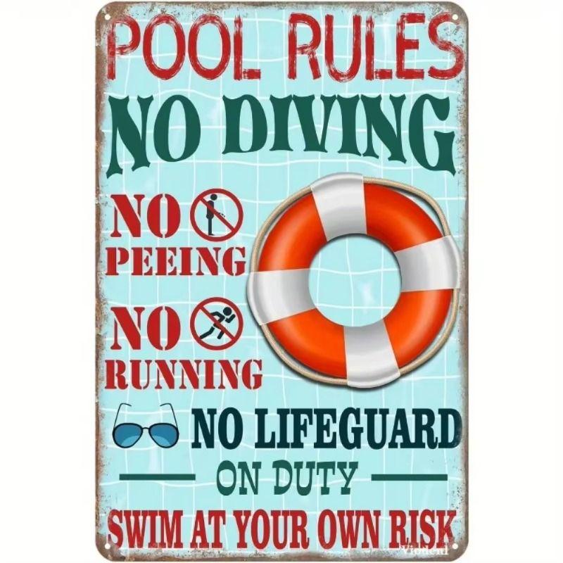 Retro Metal Sign Tin Poster Wall Art Decoration