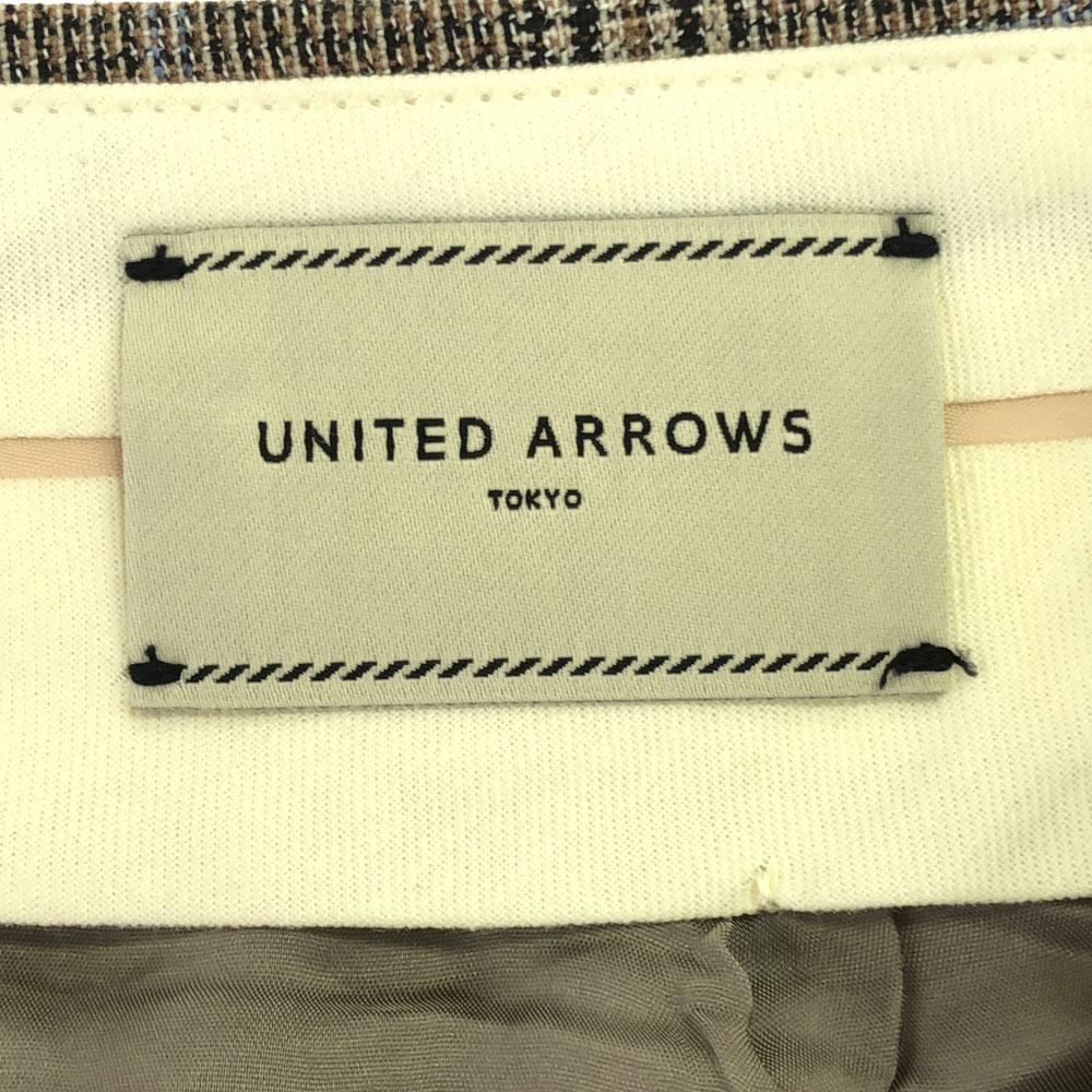 Unused UNITED ARROWS TOKYO Made In Japan Check Pattern Straight Pants Women Used