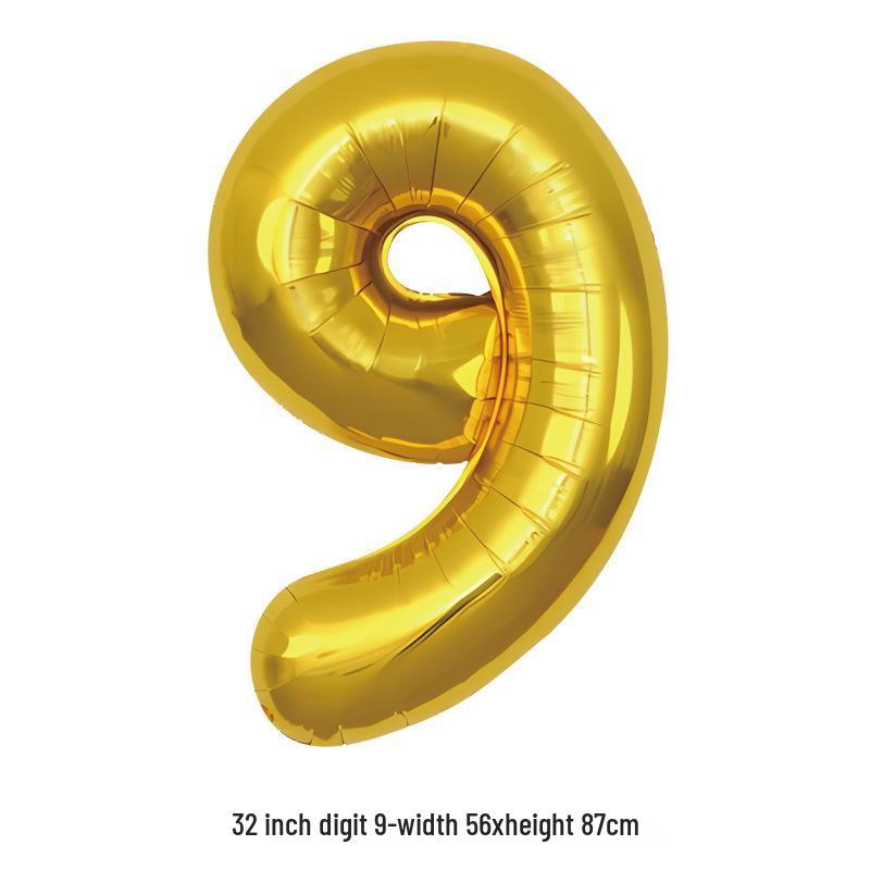 32-Inch White Number '40' Birthday Balloon, Aluminum Foil Party Decoration Prop