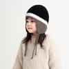 Winter Knitted Earflap Hat for Baby Cute Pompom Toddler Ear Protection Cap Korean Solid Color Kids Boy Girl Beanie Bonnet