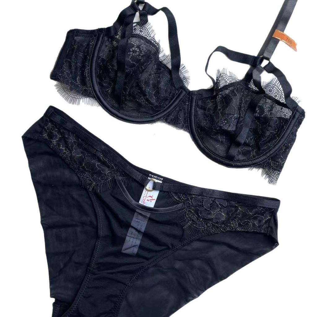 Manufacturer French Lace Underwear Ultra-thin Sexy Bra Bra Big Chest Small Strap Bra