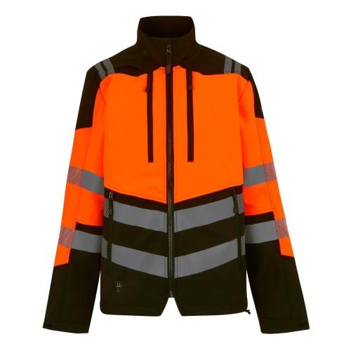 Regatta Professional Mens Hi-Vis 3 Layer Soft Shell Jacket
