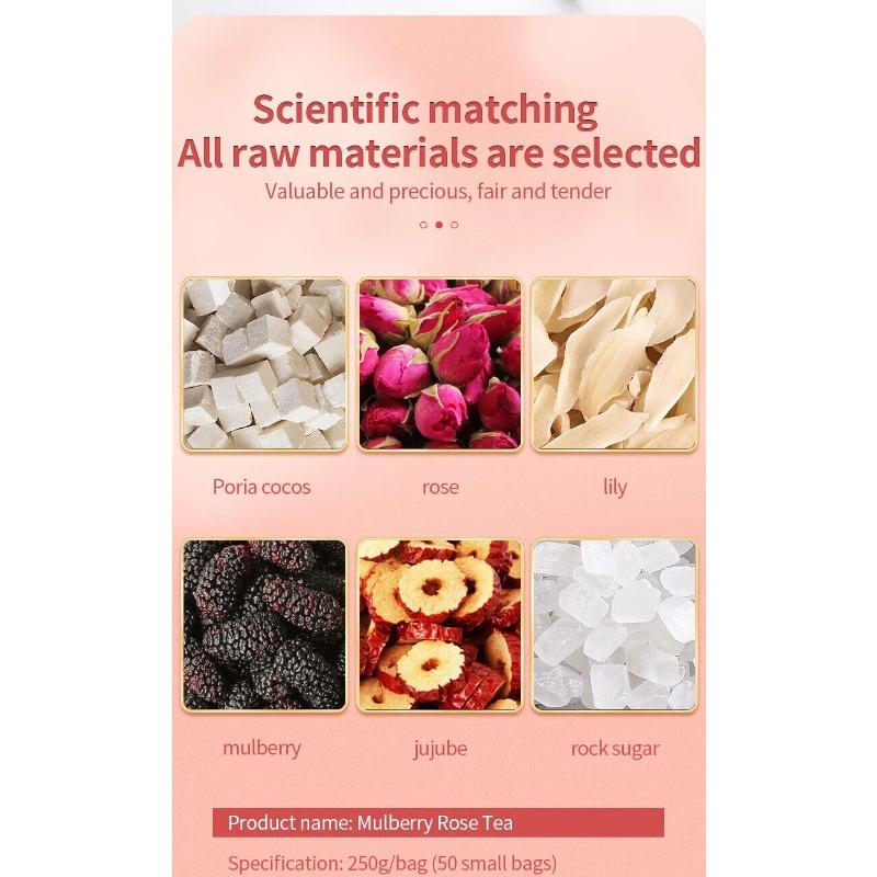 Травяной чай Mulberry Rose Tea 250г — фото 12
