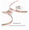2023 Ultra-Light Round Titanium Glasses Frame with Laser Pattern – Stylish and Versatile for Men and Women