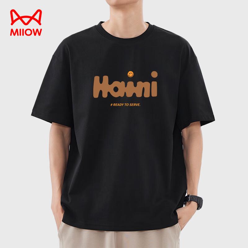 

MaoRen Men s Pure Cotton Printed Short Sleeve T-Shirt 2XL