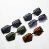 New High end Half frame Sunglasses Women Fashion Trend Polygonal Large frame Sun Glasses Sunscreen Eyeglasses
