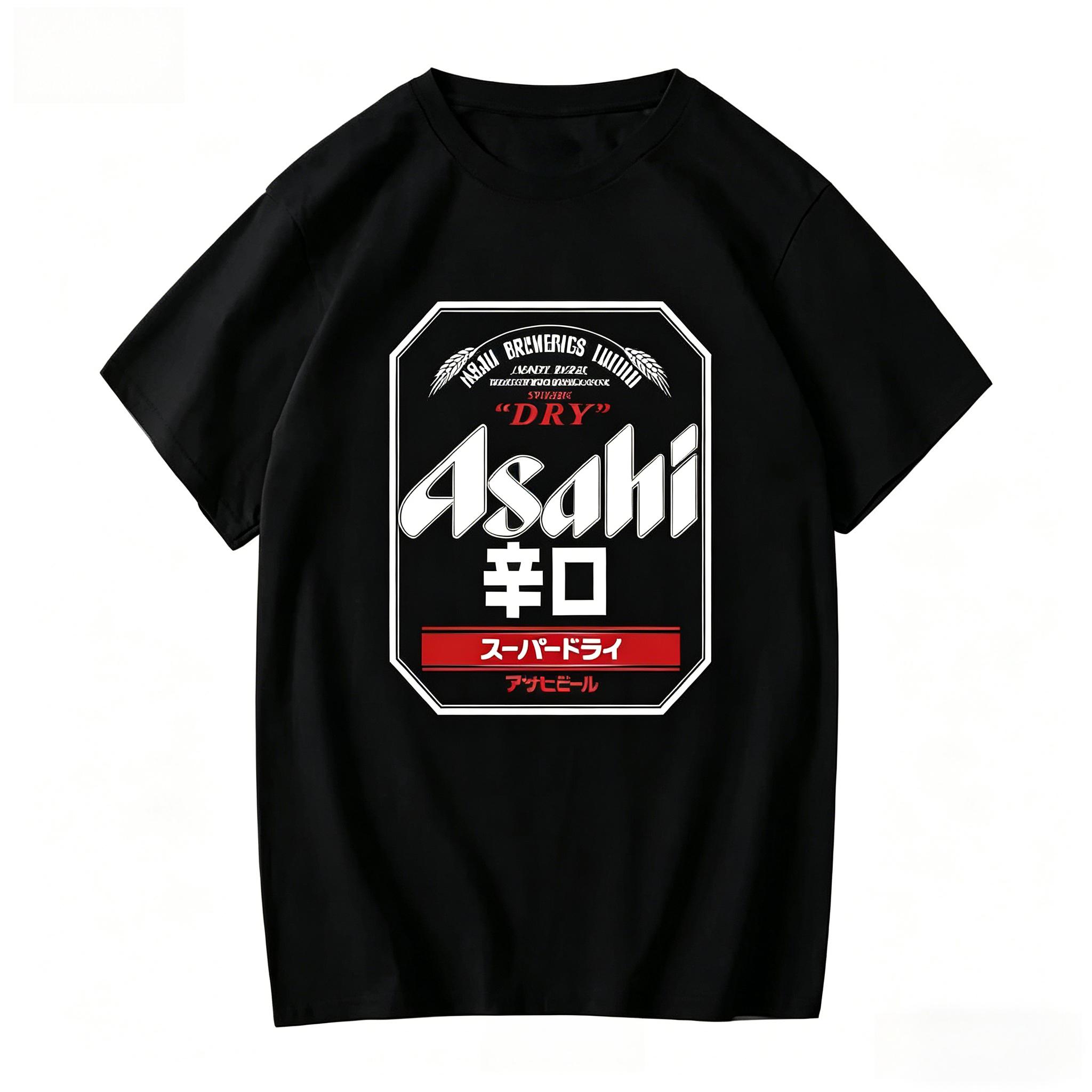 

Asahi Japanese Beer T-shirt T-shirt Poster - Ideal Gift Choice for Fashionable Unisex and WOMEN - Soft and Breathable T-shirt 3XL
