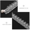 10Pcs Loose Leaf Binder Rings Transparent Plastic Binding Combs 15Mm Diameter for Document File Notebook Organizer Replacement