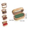 Black Walnut Aesthetic Rings Showcase Compact Wood Rings Jewelry Box Convenient and Portable Storage and Display Cases